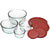 Anchor Hocking 8-Piece Clear Glass Food Storage Set