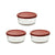 Anchor Hocking 6-Piece 4-Cup Round Glass Storage Set