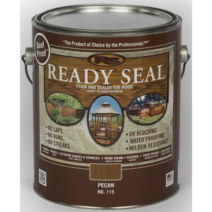 Ready Seal 1 Gallon Pecan Exterior Wood Stain and Sealer