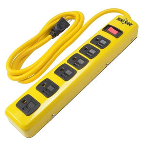 Yellow Jacket 6' 6 Outlet Metal Power Strip