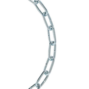 Baron Manufacturing Zinc Plated 20-Feet Coil Straight Chain