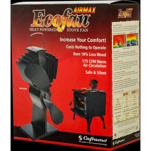 Caframo Ecofan Heat-Powered AirMax Stove Fan