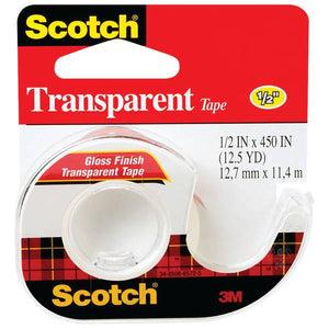 Scotch 1/2" Transparent Tape