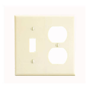 Leviton Toggle Switch and Duplex Receptacle Wallplate