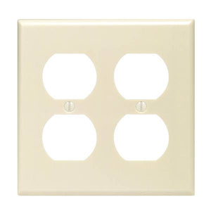 Leviton 2 Gang Outlet Plate