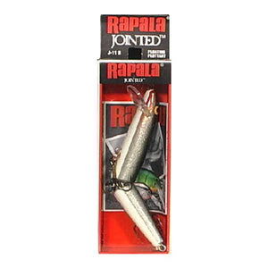 Rapala 2" Silver Jointed Floater Fish Lure