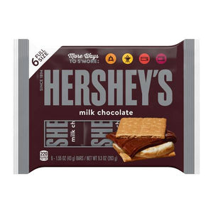 Hershey's 6-Count Milk Chocolate Candy Bars