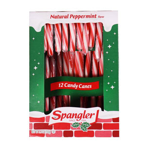 Spangler 12-Count Red and White Peppermint Candy Canes