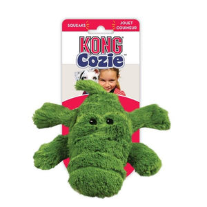 KONG Cozie Ali Alligator Dog Squeaky Toy