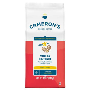 Cameron's Coffee 12 oz Vanilla Hazelnut Ground Coffee