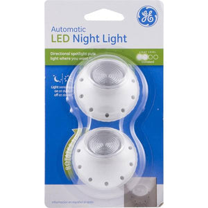 GE 2-Pack LED Auto Night Light
