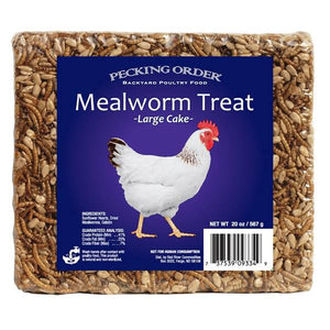 Pecking Order Mealworm Treat Cake