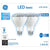 GE 2-Pack 10-Watt LED Basic Soft White BR30 Indoor Floodlights