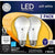 GE 2-Pack 15-Watt Dimmable LED Soft White A19 Light Bulbs