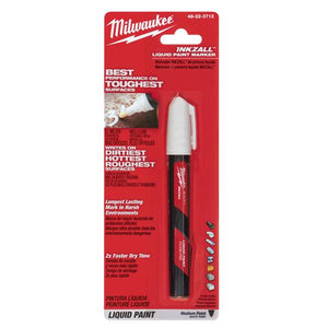 Milwaukee 48-22-3712 INKZALL UV Resistant White Liquid Paint Marker