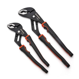 Crescent 10" & 12" 2-Piece Grip Zone V-Jaw Dual Material Tongue & Groove Plier Set