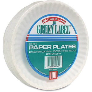 Nature's Own 100 Count 6" Paper Plates