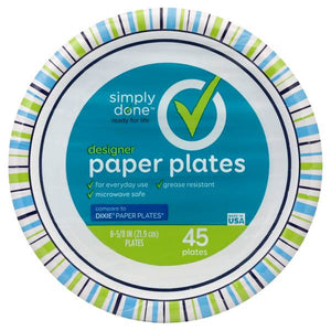 Simply Done Designer 9" Paper Plates