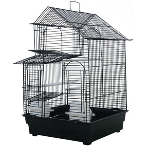 AE Cage Company House Top Bird Cage Assorted Colors 16in.x14in.x23in. - 1 count