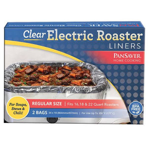 PanSaver 2-Pack Clear Electric Roaster Liner