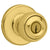 Kwikset Polo Keyed Entry Knob in Polished Brass