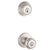 Kwikset 690 Tylo Keyed Entry Knob and Single Cylinder Deadbolt Combo Pack in Satin Nickel