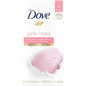Dove 24oz Dove Pink Beauty Bar Soap 6 Bar