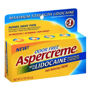 Aspercreme 2.7 oz Pain Relieving Creme w/ Lidocaine