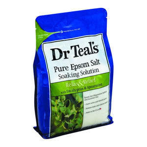 Dr. Teal's Epsom Salt Soaking Solution - Relax & Relief with Eucalyptus & Spearmint