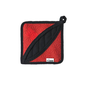 Lodge 6.5" Red Silicone and Fabric Potholder