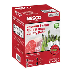 Nesco Vacuum Sealer Bag and Rolls Variety Pack