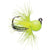 StrikeMaster 1/32 oz Glow Chartreuse VMC Tungsten Fly Jig Ice Fishing Lure