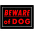 Hillman 10" x 14" Aluminum Beware of Dog Sign