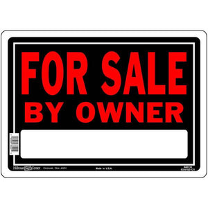 Hillman 10" x 14" Aluminum For Sale By Owner Sign