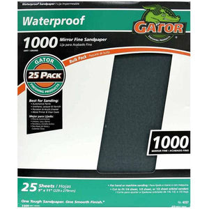 Gator 1000 Grit Waterproof Sandpaper