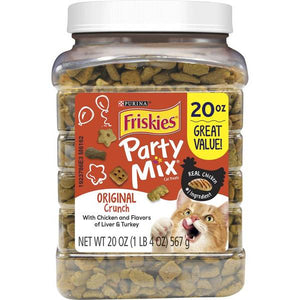 Friskies 20 oz Party Mix Original Crunch Cat Treats