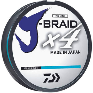 Daiwa 15 lb J-Braid X4 Island Blue Braided Line