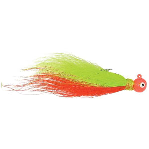 Kalin's 1/8 oz Glow Orange Hook Bucktail Jig