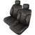 Masque 2-Piece Black Raptor Truck Seat Cover