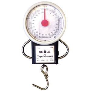 Eagle Claw 50 lb Dial Scale with Tape Measure