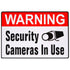 Hillman 4" x 6" Vinyl Security Camera Sign