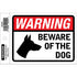Hillman 4" x 6" Beware of Dog Sign
