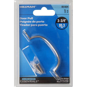 Hillman Satin Nickel 3.75" Cupboard Utility Door Pull