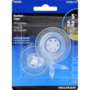 Hillman 2-Pack Pressure Mount Suction Cups