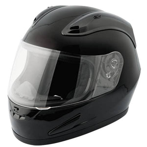 Raider Adult Gloss Black Octane Full Face Helmet