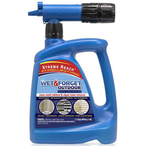 Wet & Forget 48 oz Outdoor Hose End Moss Mold Mildew & Algae Stain Remover