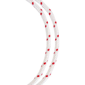 Baron Manufacturing 5/16"x50' Diamond Braid Poly Rope White/Red