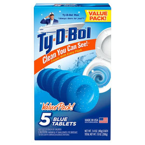 Ty-D-Bol 5-Pack Blue Spruce Toilet Bowl Cleaner