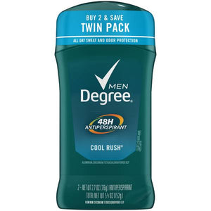 Degree 2.7 oz 2-Pack Cool Rush Antiperspirant Dry Protection