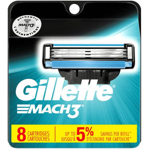 Gillette 8-Count Mach3 Men's Razor Blade Refills